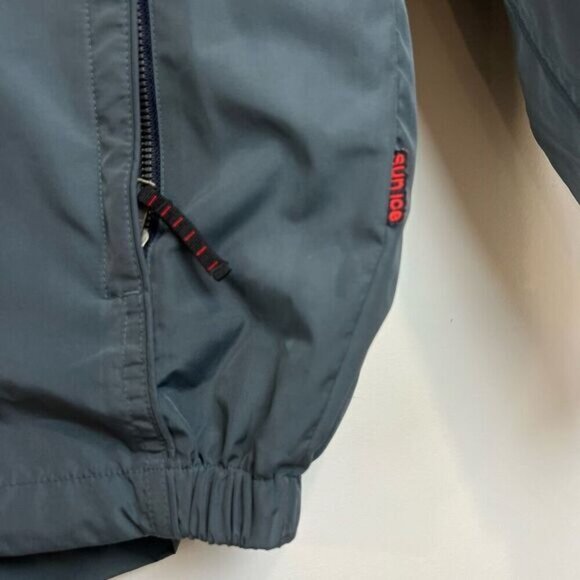 Sunice Vintage Golf 1/2 half Zip Windbreaker Pocket Gray Mens XXL 2XL 80s Jacket - Picture 5 of 15